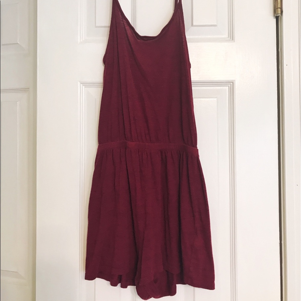 H&M maroon romper