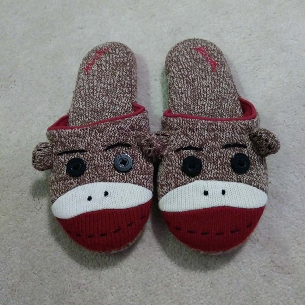 Sock Monkey slippers