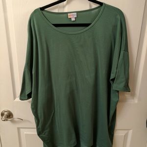Lularoe XL solid Irma in army green