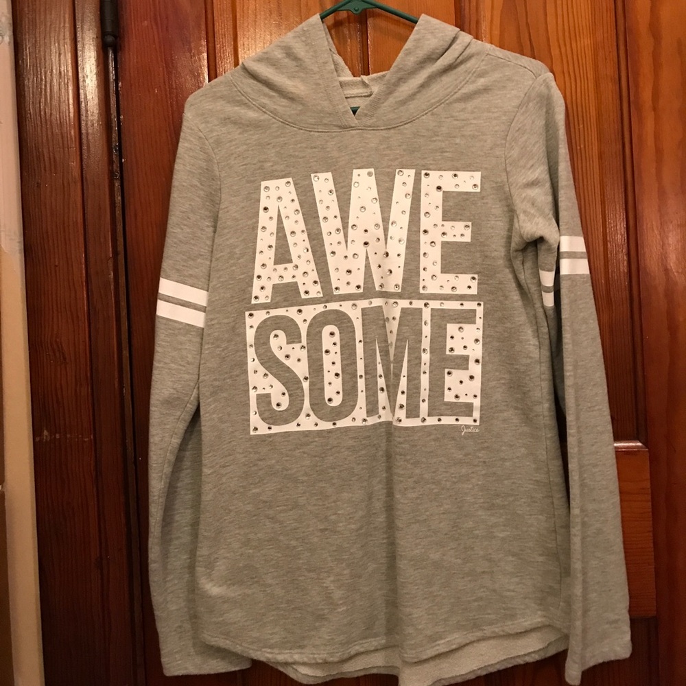 Justice Rhinestone Hoodie