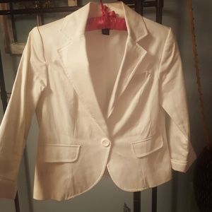 White blazer