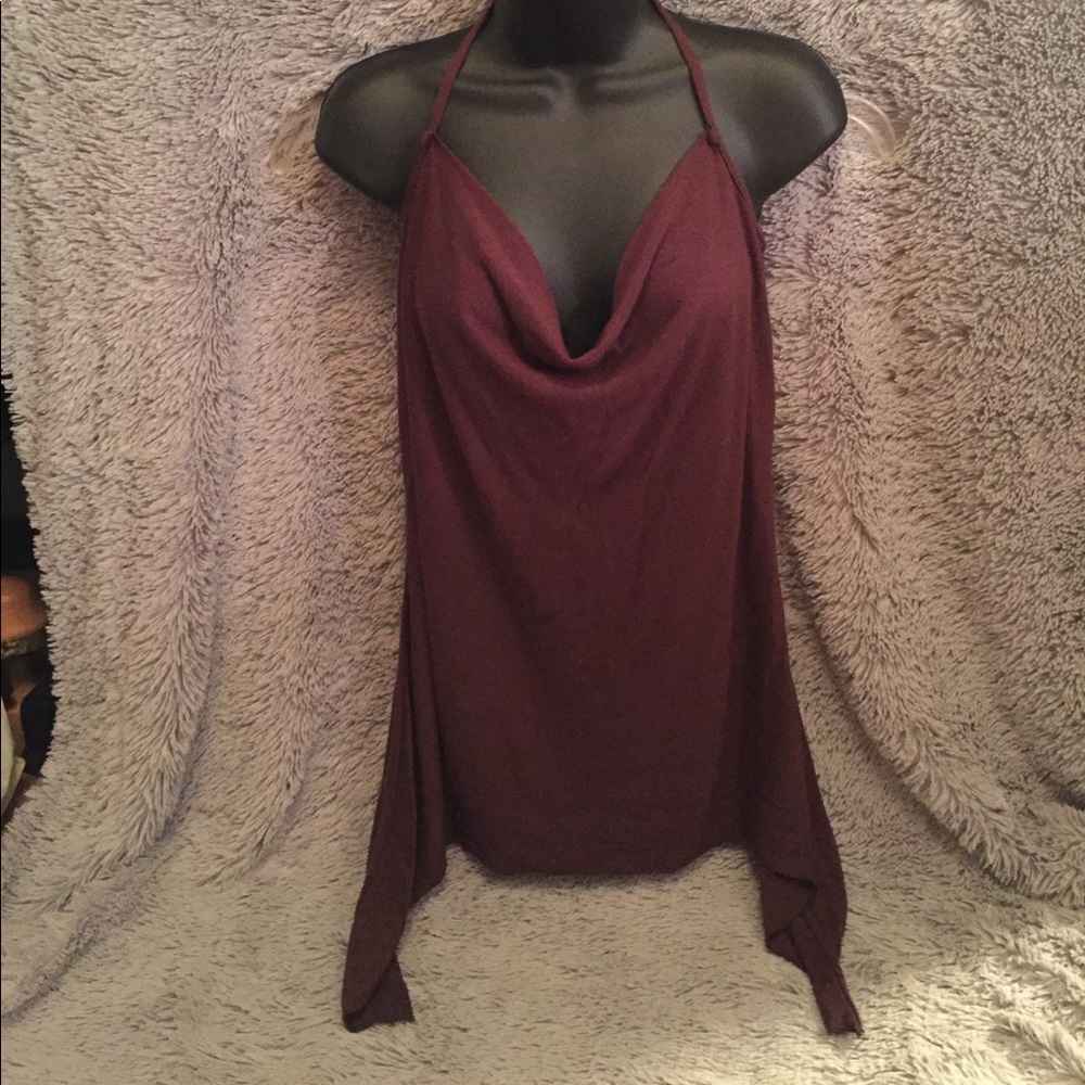 Brown Drape Tank