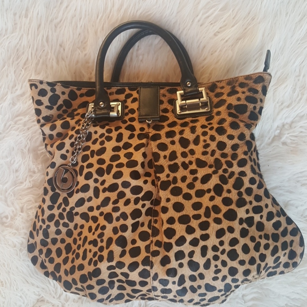 ❤Charles Jourdan cheetah tote