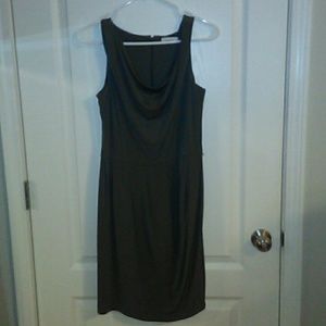 Olive Green Calvin Klein Dress