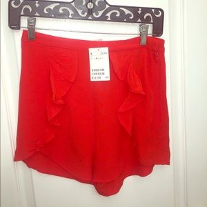 H&M Red Dress Shorts