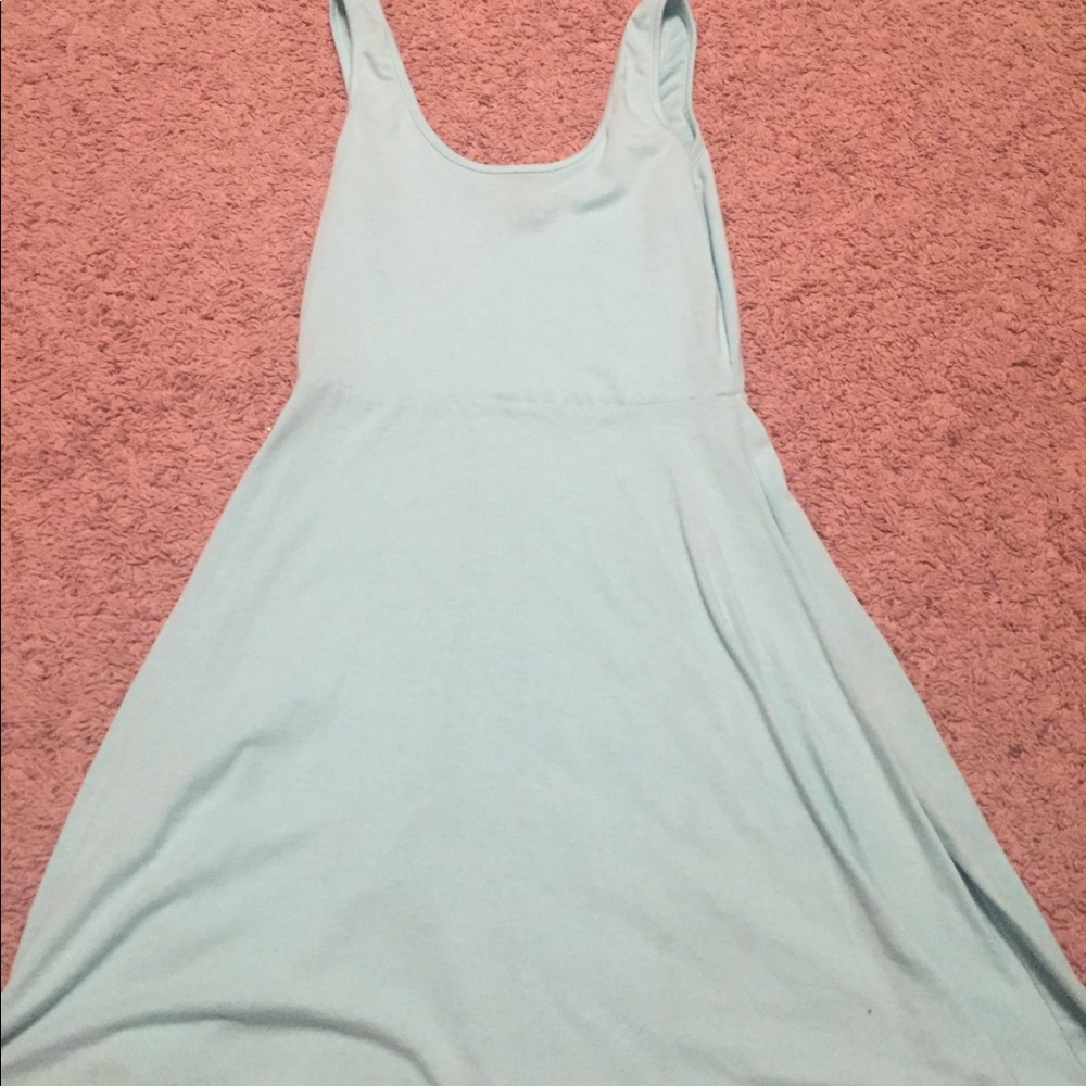 Teal skater dress