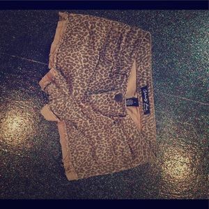 Leopard shorts