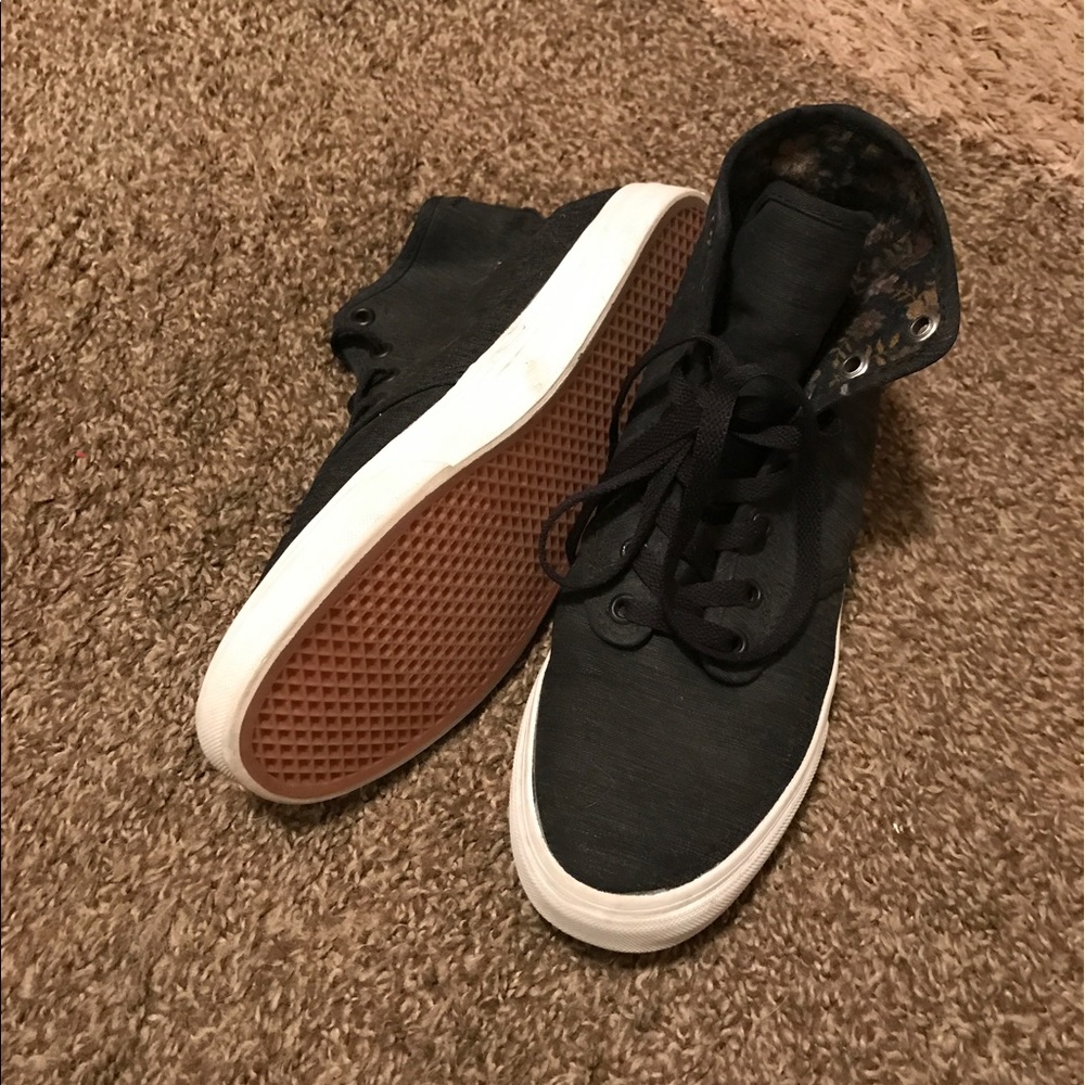 Vans black size 7