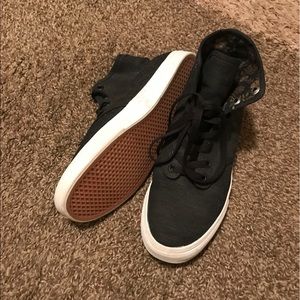 Vans black size 7