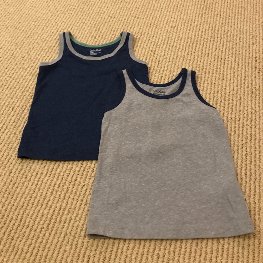 Bundle of two baby GAP tank tops - 12/18M