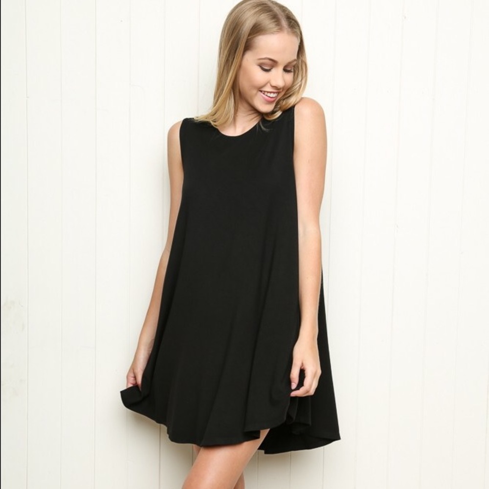 Brandy Melville Black Shift Dress