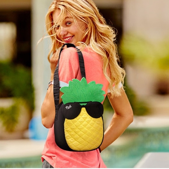 PINK Victoria's Secret Handbags - Brand new Victoria's Secret Pink pineapple cooler