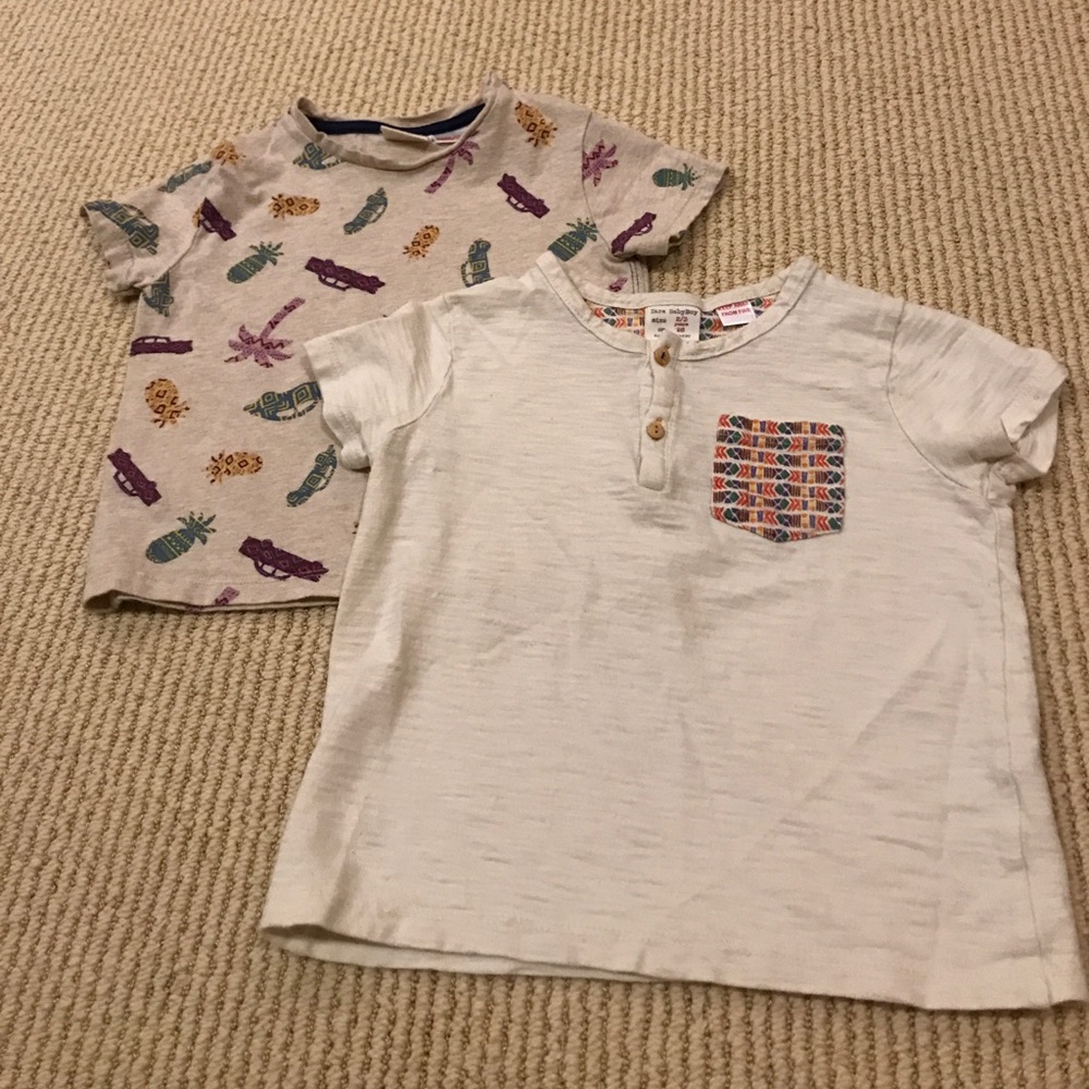 Bundle of Zara t-shirts - 2/3T