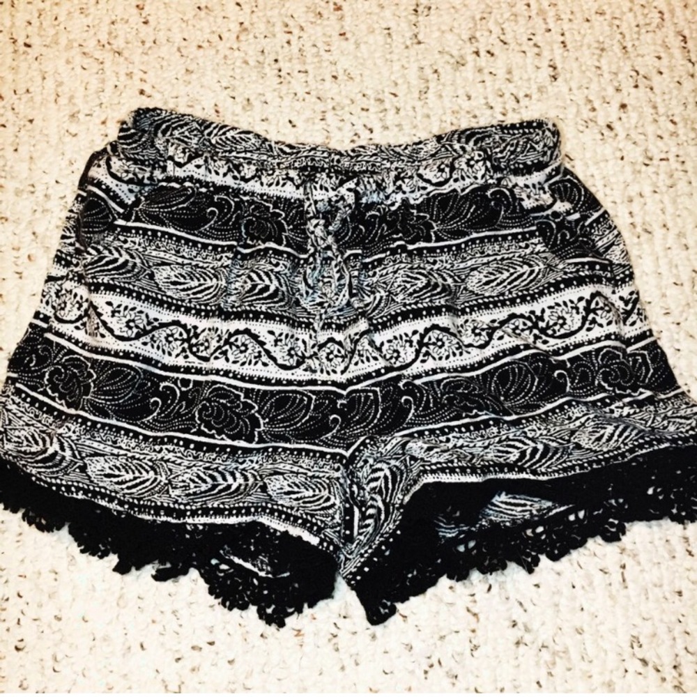 Aztec printed summer shorts