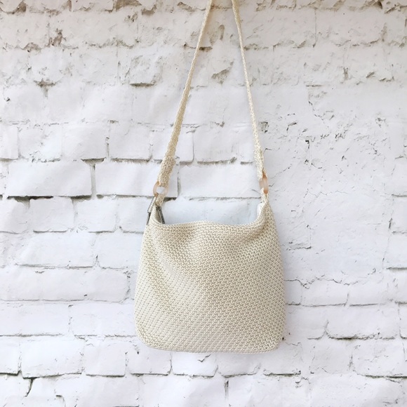 The Sak Handbags - The SAK Original Cream Crochet Crossbody Bag