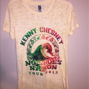 Kenney Chesney No Shoes Nation concert tee