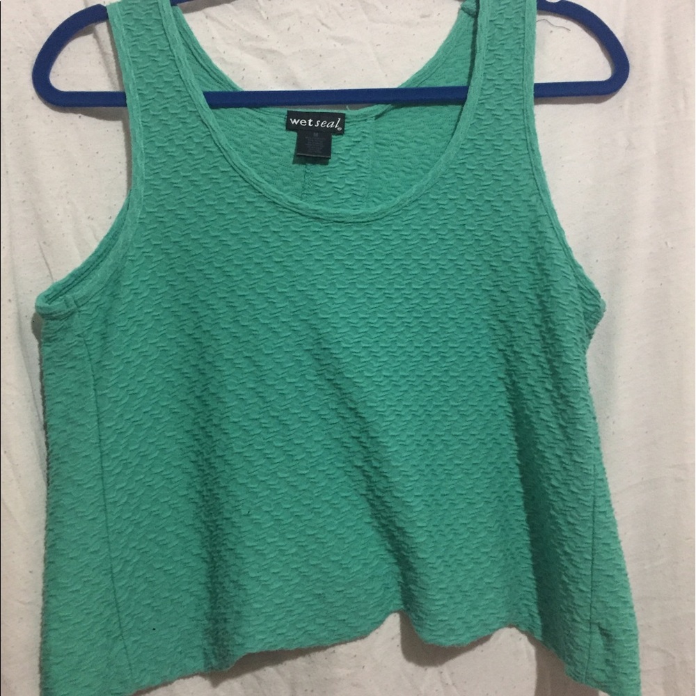 Open back crop top