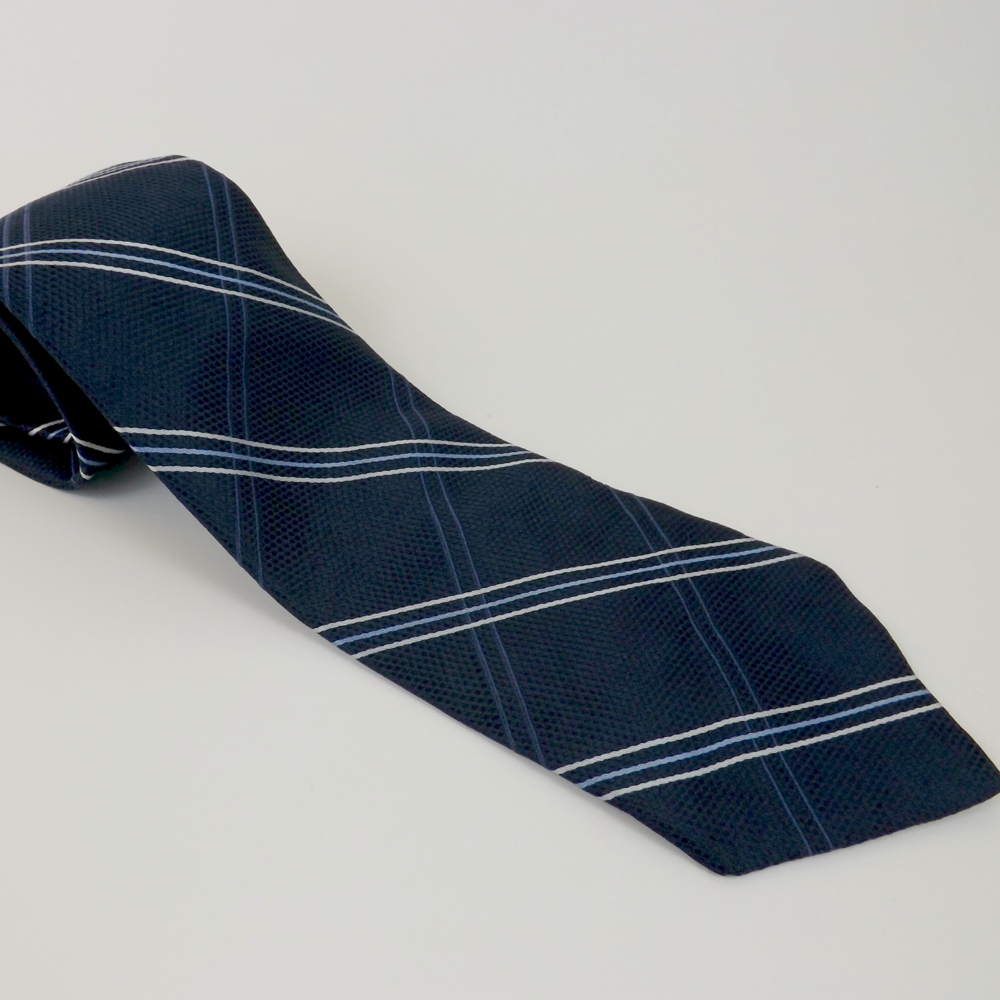Tommy Hilfiger Striped Men's 100% Silk Tie