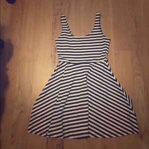 Stripped dress.