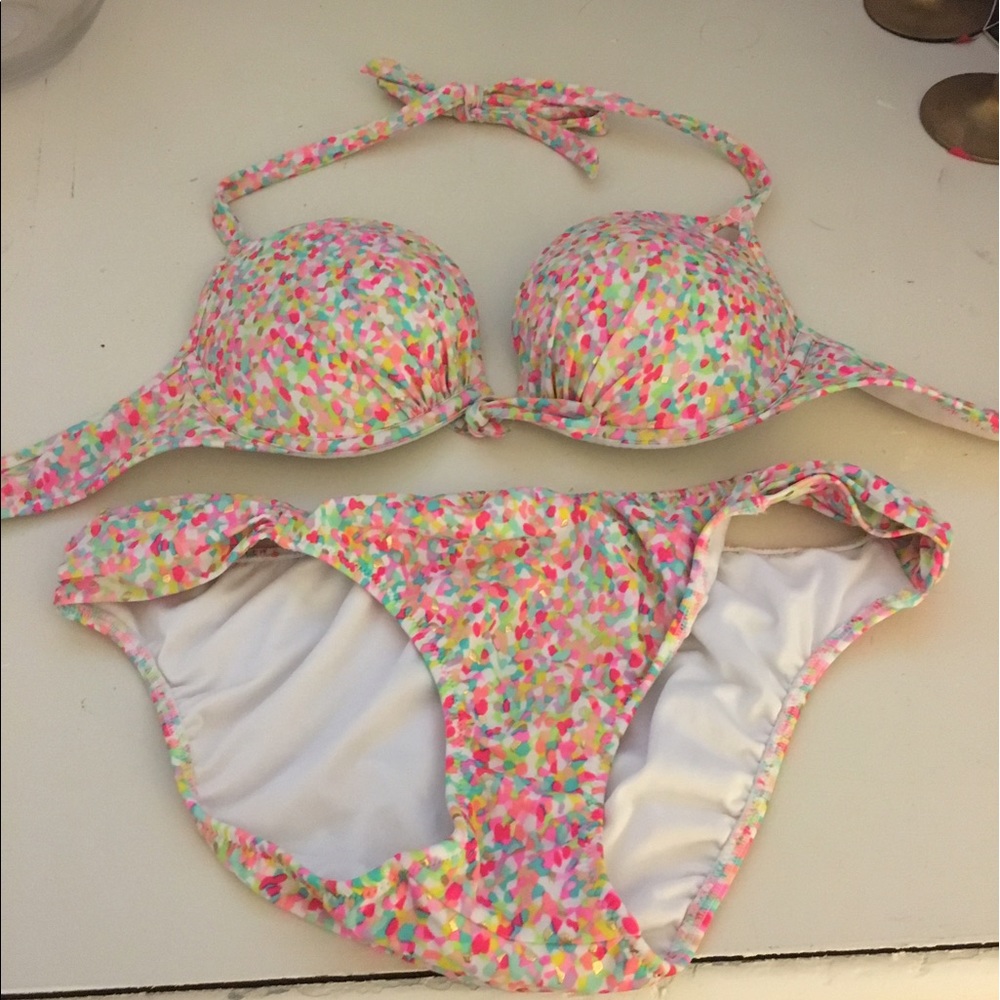 Victoria's Secret push up halter bikini