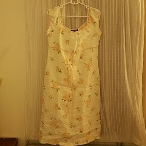 floral Betsey Johnson dress with built-in slip