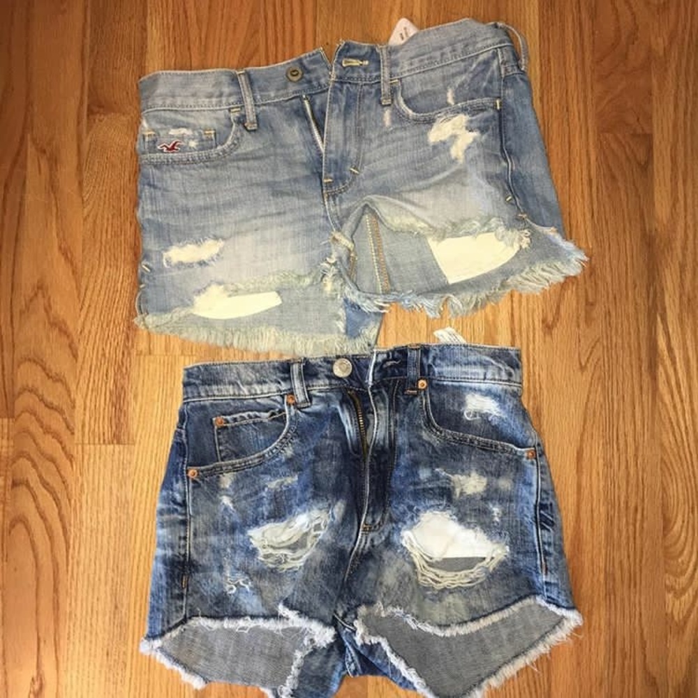 Garage and Hollister High Waisted Shorts