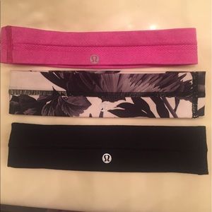 Lululemon headband trio