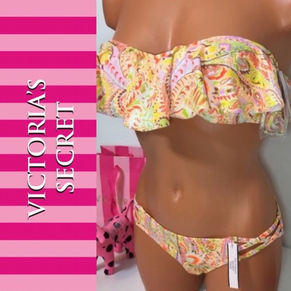💕 NWOT Victorias Secret strapless bikini