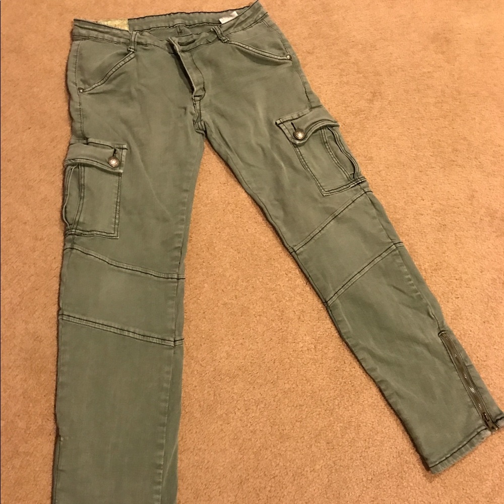 Green pants