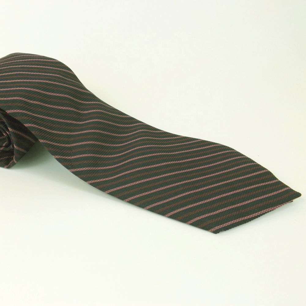 Brooks Brothers Striped Men's 100% Silk Tie