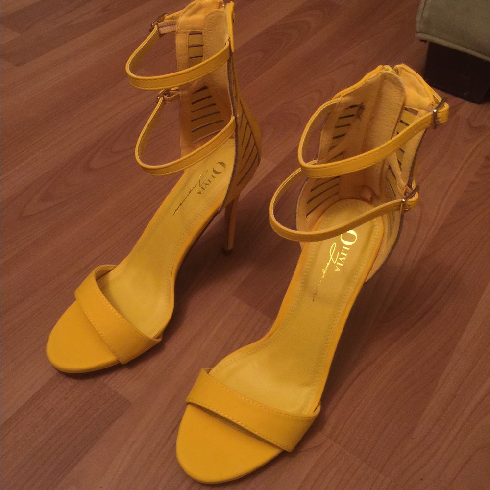 Yellow heels