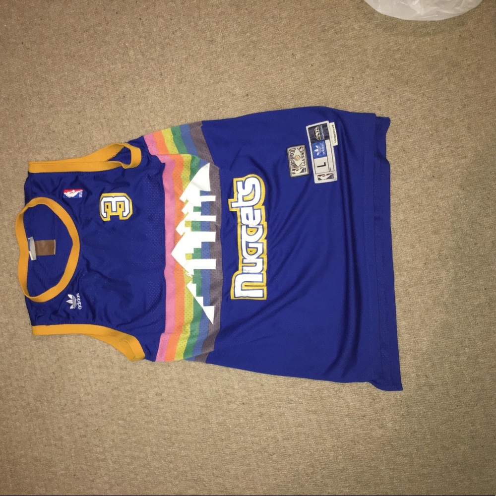 Vintage iverson nuggets jersey