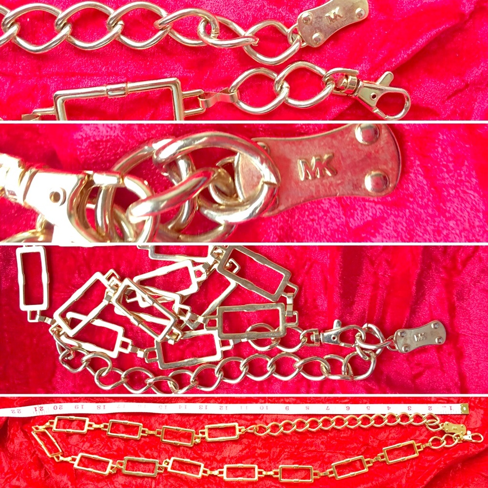 Michael Kors gold/chain belt