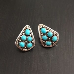 Sterling silver turquoise earrings