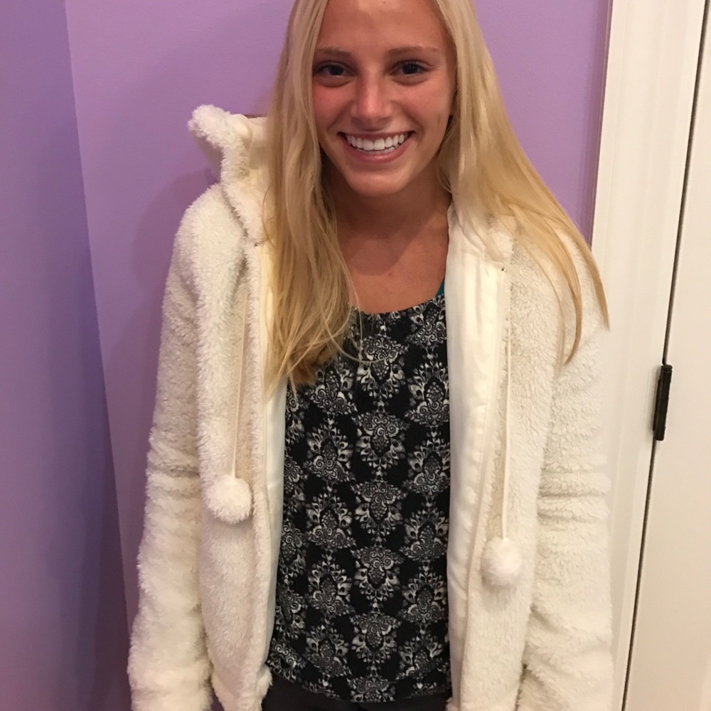 White Fuzzy Jacket