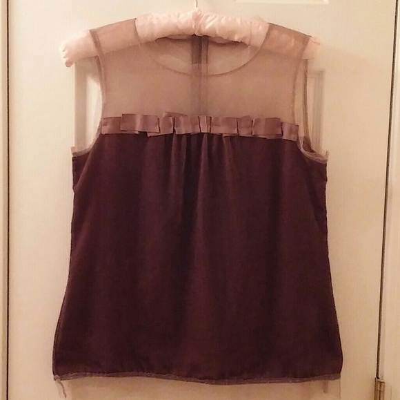 Ann Taylor  LOFT VELVET top - Picture 1 of 4