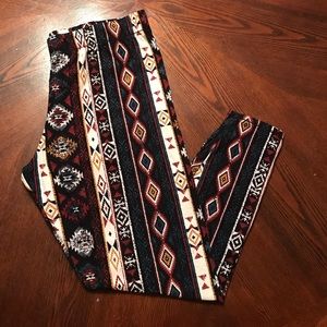 Maurice's Soft Tribal Print Leggings New W/O Tags