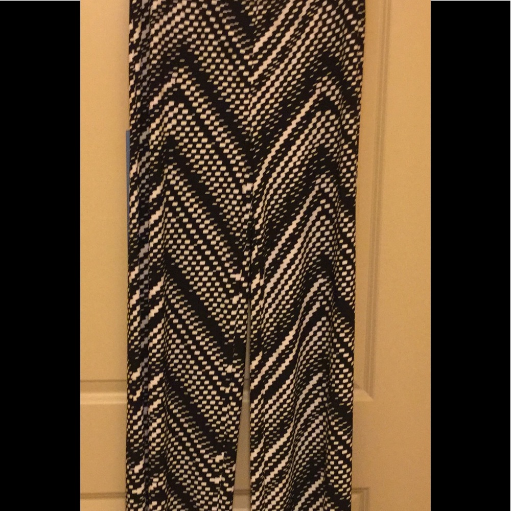 Chico's Black & White Pants