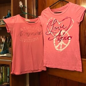 2pk. Bundle Pink Aeropostale Shirts