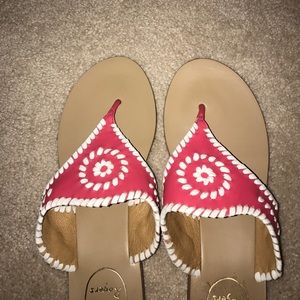 Pink Jack Roger Flip flops