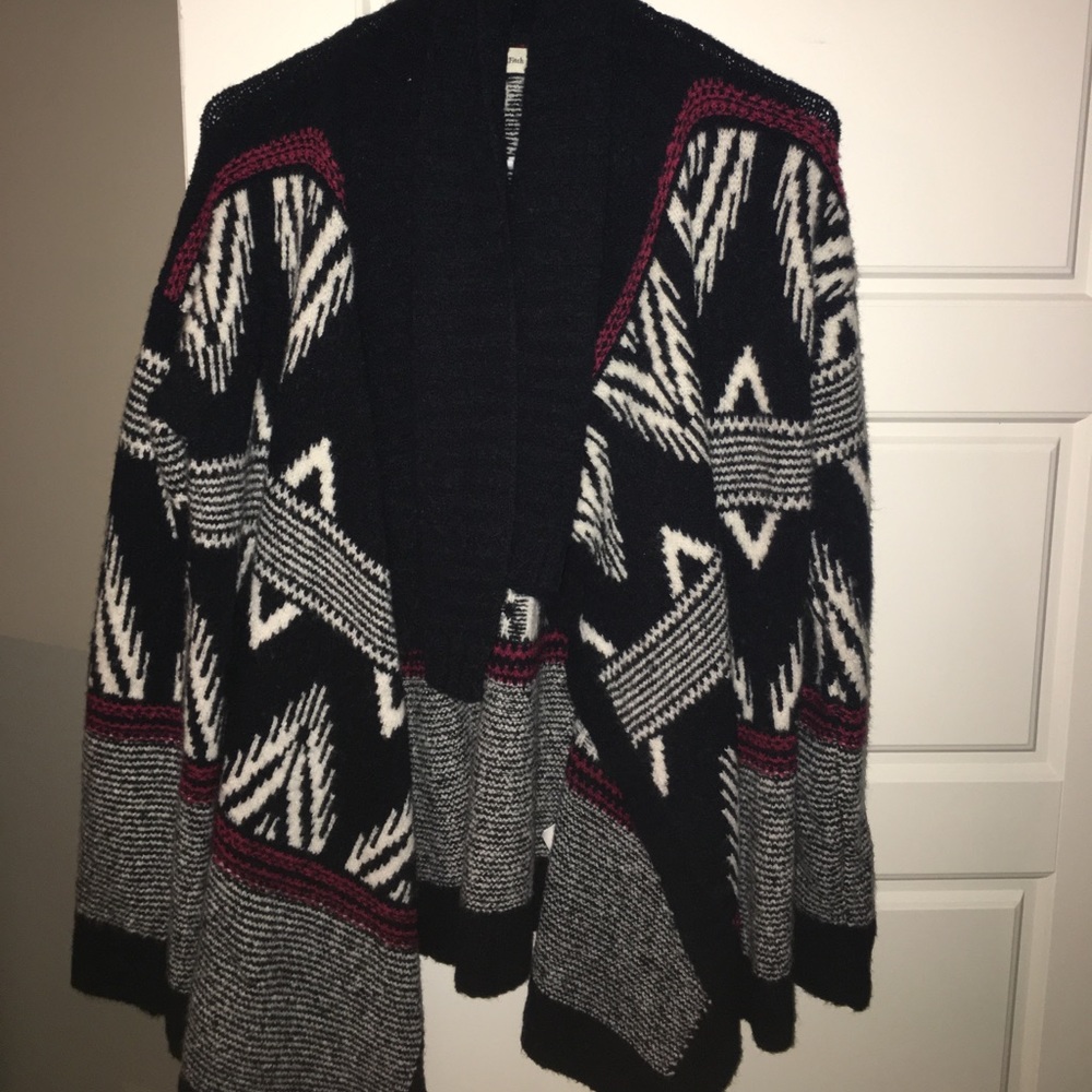Tribal print cardigan