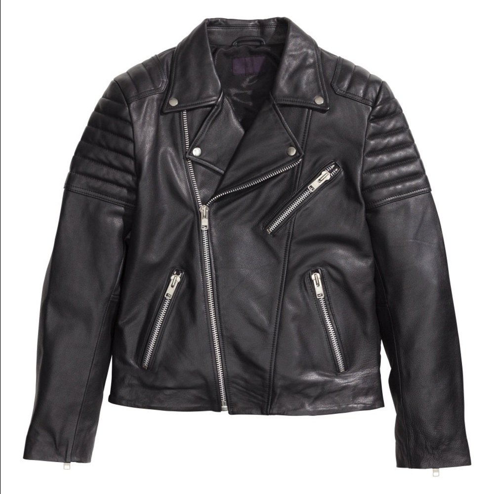 H&M leather biker jacket