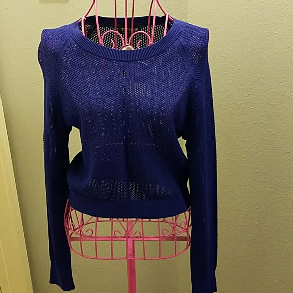 Topshop mesh top