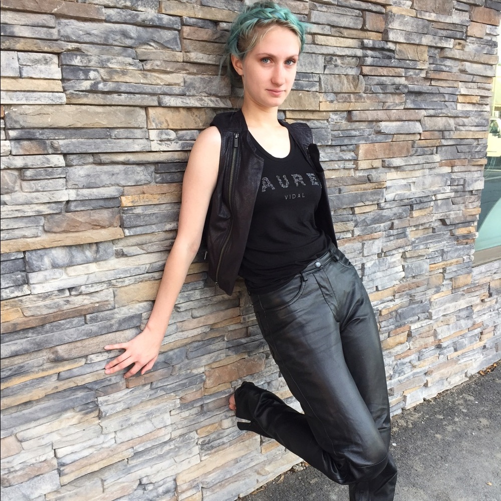 Vintage BEBE leather pants