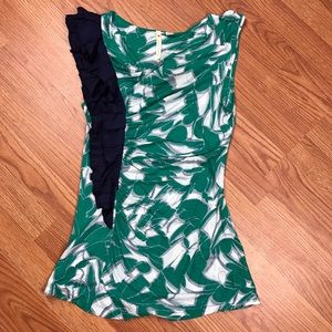 Anthropology Brand Little Yellow Button Top