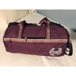 Purple PINK Victoria's Secret Gym Bag