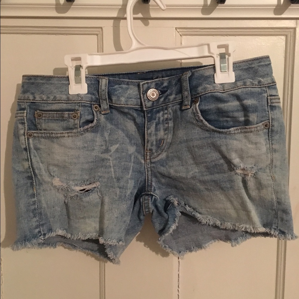 American eagle jean shorts