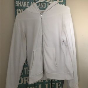 white brandy zip up
