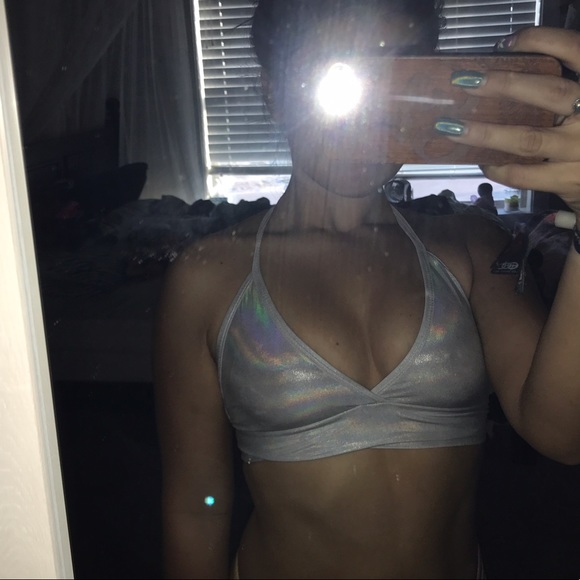 holographic rave top