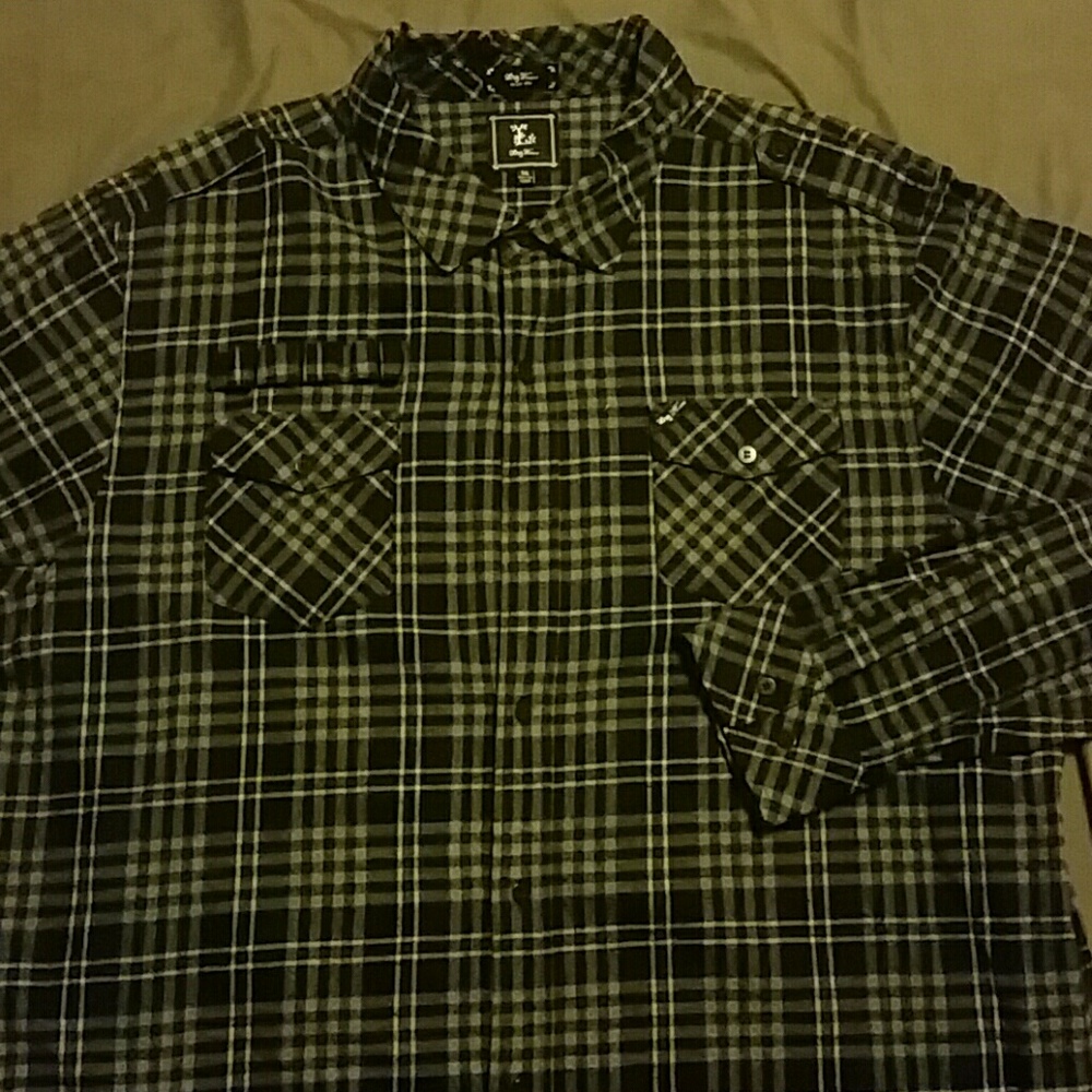 LRG Brand Button Up